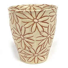 花紋傳統茶杯 110g, 1個, 紅色