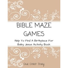 (英文圖書)Bible Maze Games: Help To Find A Birthplace For Baby Jesus Activity Book 平裝版, Independently Published, 英文