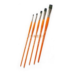 汶采 馬可威尼龍油畫兩用筆(短平) 水彩筆, 08(AR5908)