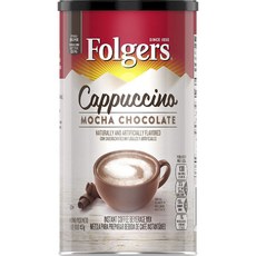 Folgers 卡布奇諾摩卡巧克力速溶咖啡飲料混合物, 1個, 453克