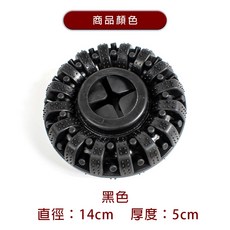 【胖胖糖】益智輪胎橡膠玩具 彈性 磨牙 寵物用品, 黑色, 詳見包裝