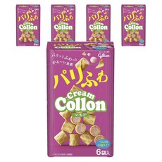 glico 格力高 奶油捲心餅 草莓口味 6包入, 5個