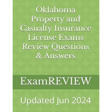 (英文圖書) Oklahoma Property and Casualty Insurance License Exams Review Questions & Answers 平裝版, Createspace Independent Pub..., 英文