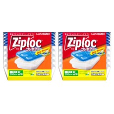 Ziploc 密保諾 1人份飯菜保鮮盒 290ml, 2組, 5個