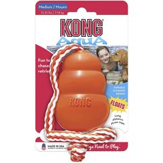 KONG 水狗用繩結玩具 M, 1個, 橘子
