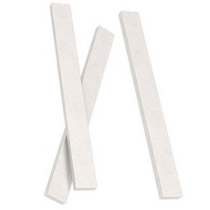 Bon Sostone標記棒, 6件, 白色的