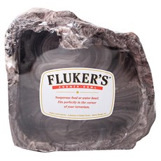 FLUKER'S 直角型寵物飼料碗, 1個
