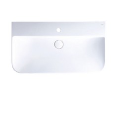 凱撒Caesar LF5376 瓷盆臉盆浴櫃組，簡約防潮易清潔，檯面加寬收納方便, 純白