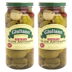 GIULIANO 橄欖開胃菜義大利風格, 2個, 473毫升