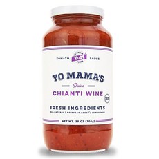 yo mama's foods Divine Chianti紅酒番茄醬, 1個, 708g
