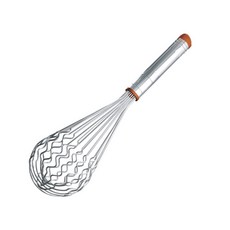 三能 SN4915/SN4917 8吋波浪型打蛋器 - 不鏽鋼材質，攪拌均勻省力，烘焙必備