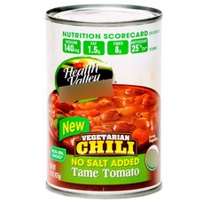 Health Valley 無鹽辣椒番茄湯罐頭, 1罐, 425g