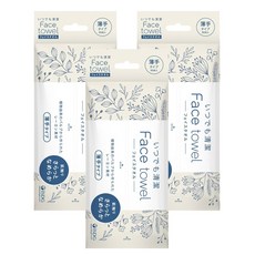 Ishokudogen Always Clean薄型臉部毛巾 90入組, 3個