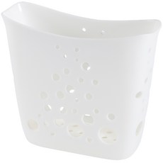 Hutzler 吸盤菜瓜布架, 1個, 白色