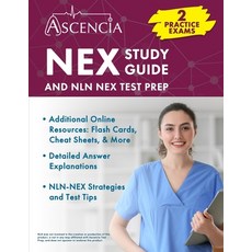 (英文圖書) NEX Study Guide: 2 Practice Exams and NLN NEX Test Prep 平裝版, Ascencia Test Prep, 英文
