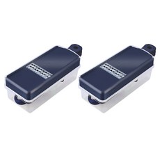 Arnest 多功能削皮刨絲器七件組, 2個, 海軍藍