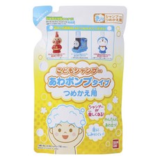 BANDAI 兒童泡沫洗髮精按壓式補充裝, 1個