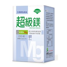 台灣優杏 SOD超級鎂膠囊 120粒, 1個, 120顆