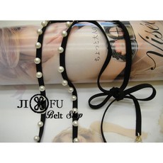JIFU 珍珠綁繩腰帶
