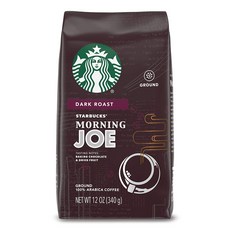 STARBUCKS 星巴克 MORNING JOE阿拉比卡咖啡粉, 340g, 1包, 未研磨