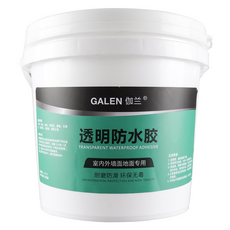 小柏力克 伽蘭透明防水膠 (外牆/屋頂/木材/塑料補漏用), 透明, 1個, 2L