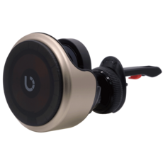 BEZALEL 倍加能 Omnia X MagSafe Qi2 車用磁吸無線充電器, 黑金, BZ1OX15