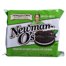 NEWMAN'S OWN 奶油夾心薄荷巧克力餅乾, 1個, 368克