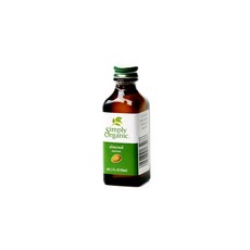 Simply Organic 杏仁提取物油, 1個, 59ml