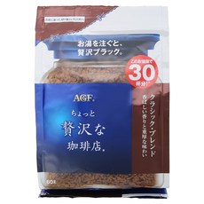 ChottoZeitakunaKohiten 奢華咖啡店系列芳醇即溶咖啡補充包 經典款, 60g, 1個