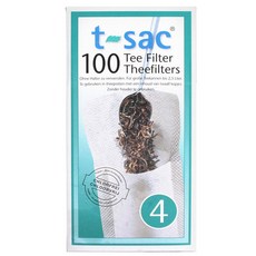 t-sac 茶濾紙#4, 100件, 單色