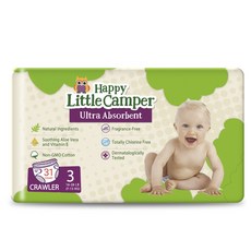 Happy Little Camper 超吸水黏貼型尿布, 第3階段, 31片