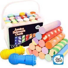 JarMelo 戶外繽紛粉筆, Multicolor, 1支