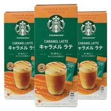 STARBUCKS 星巴克 焦糖拿鐵隨身包, 3個, 4入, 23g