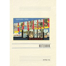 (英文圖書) Vintage Lined Notebook Greetings from Stevens Point Wisconsin 平裝版, Found Image Press, 英文