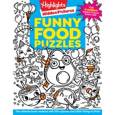 (英文圖書)Funny Food Puzzles 平裝版, Highlights Press, 英文