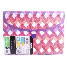 FIVE STAR 擴展文件 6 個口袋, 1個, 隨機發貨