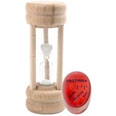 FOX RUN 3分鐘蛋沙烹飪計時器, 1個, 混色