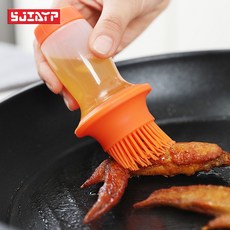 按壓式油刷瓶, 1個, 橙色