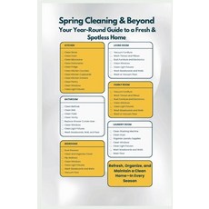 (英文圖書) Spring Cleaning & Beyond: Your Year-Round Guide to a Fresh & Spotless Home: Ref... 平裝版, Independently Published, 英文