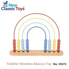 【荷蘭New Classic Toys】幼兒木製算珠玩具-10573，安全無毒，激發數學興趣
