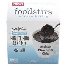 Foodstirs Minute Mug Cake Mix Molton 巧克力片, 1個, 300克