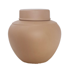 CY Ceramics 鶯歌中外陶瓷專賣 無內釉外土釉精緻茶葉罐, 黃, 1個