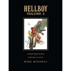 (英文圖書) Hellboy Library Volume 3: Conqueror Worm and Strange Places Library Binding, Dark Horse Books, 英文, 圖書館裝訂