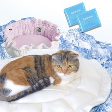 Onekosama 貓用多功能馬卡龍睡窩, 1個, 粉色+白色