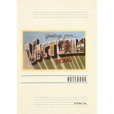 (英文圖書) Vintage Lined Notebook Greetings from Victoria Texas 平裝版, Found Image Press, 英文
