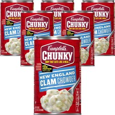 Campbell's 金寶湯 新英倫蛤蜊濃湯, 6罐, 533g