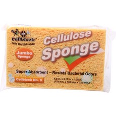 Cellblock 纖維素海綿清潔劑巨型 175 x 106 x 32.5 毫米, 1個
