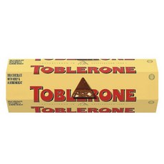TOBLERONE 蜂蜜杏仁牛軋糖牛奶巧克力, 1個, 600g