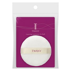 TWANY Layering Luminous Fit粉撲, 1個, 白色