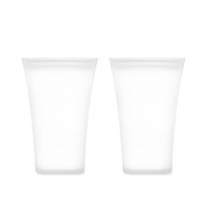 ZipTop 矽膠母乳儲存袋, 母乳儲存袋 2入, 1組